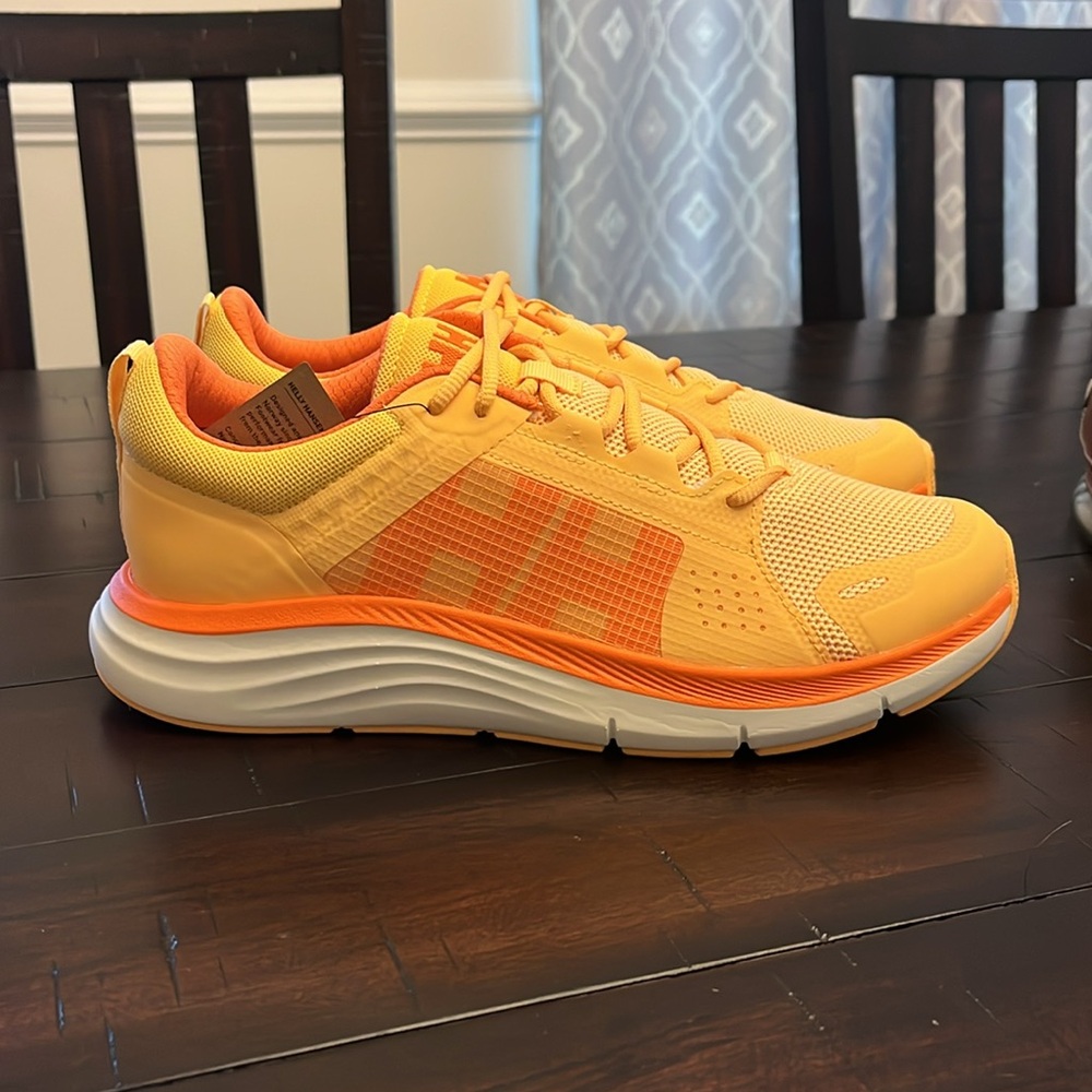 Helly Hanson HP Ahiga Evo 5 Shoes Sneakers Miami Peach Poppy Orange Womens Sz 9 - Picture 3 of 16